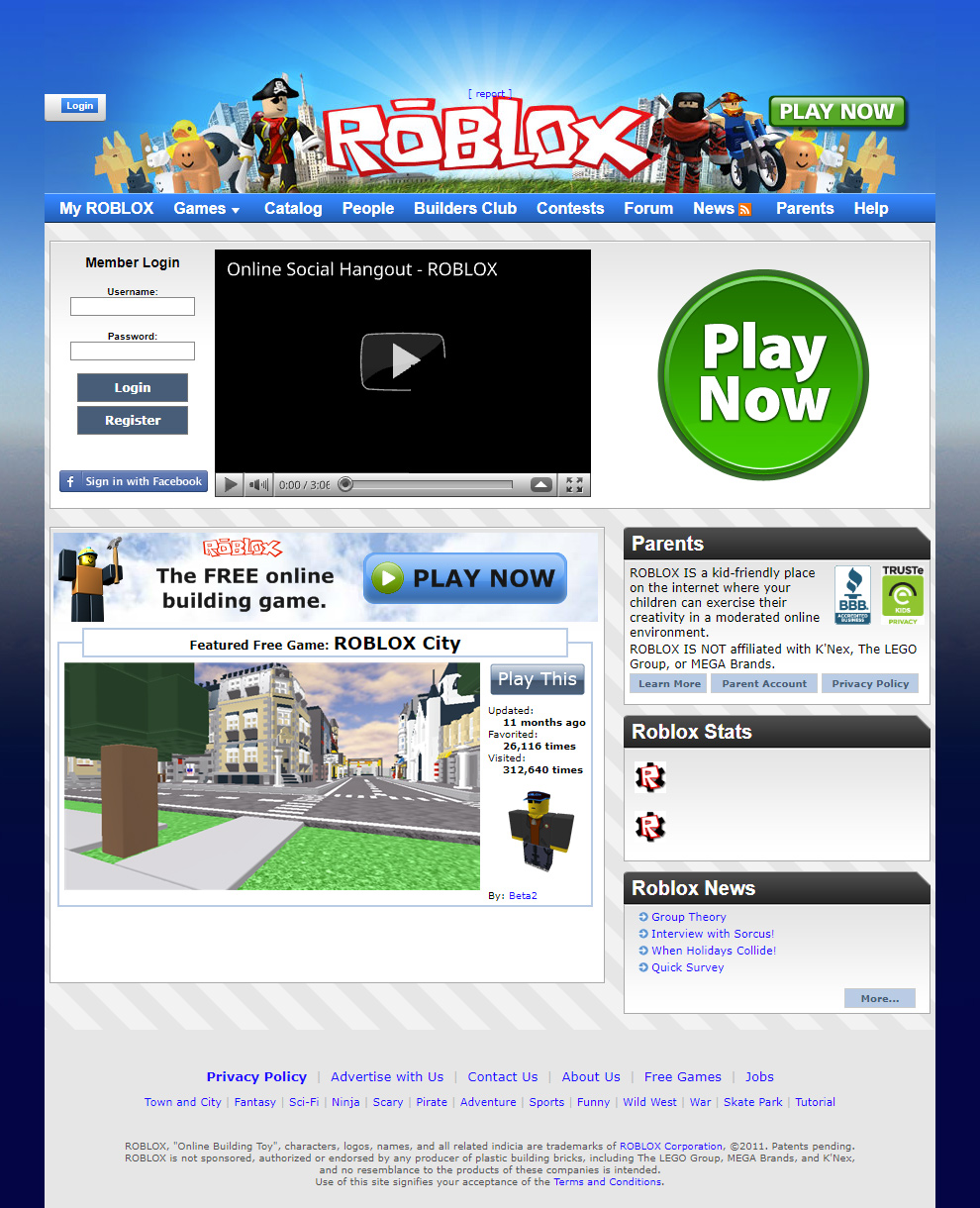 2011 Roblox —