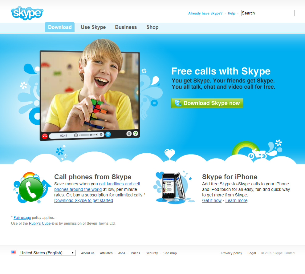 Skype in 2009