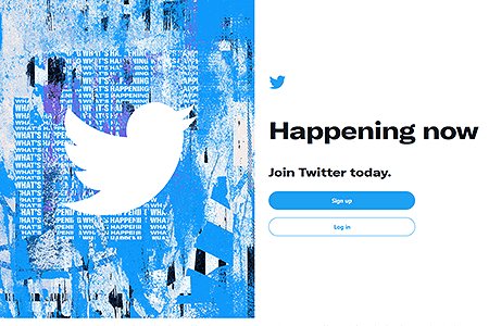 Twitter website in 2021
