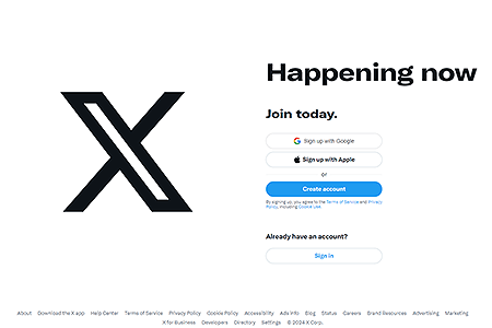 X website in 2024