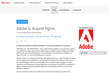 Adobe to acquire Figma in 2022