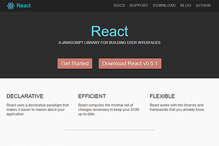React official website in 2013