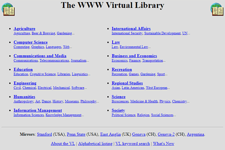 World Wide Web Virtual Library