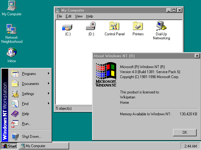 Windows NT 4.0 Option Pack 